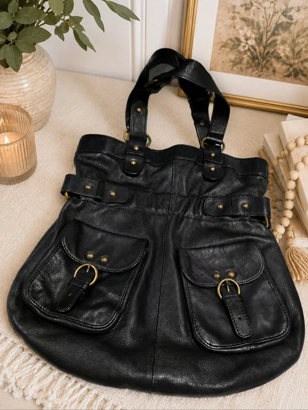 Paradox Genuine Leather Y2K-Inspired Shoulder Bag – Excellent Condition